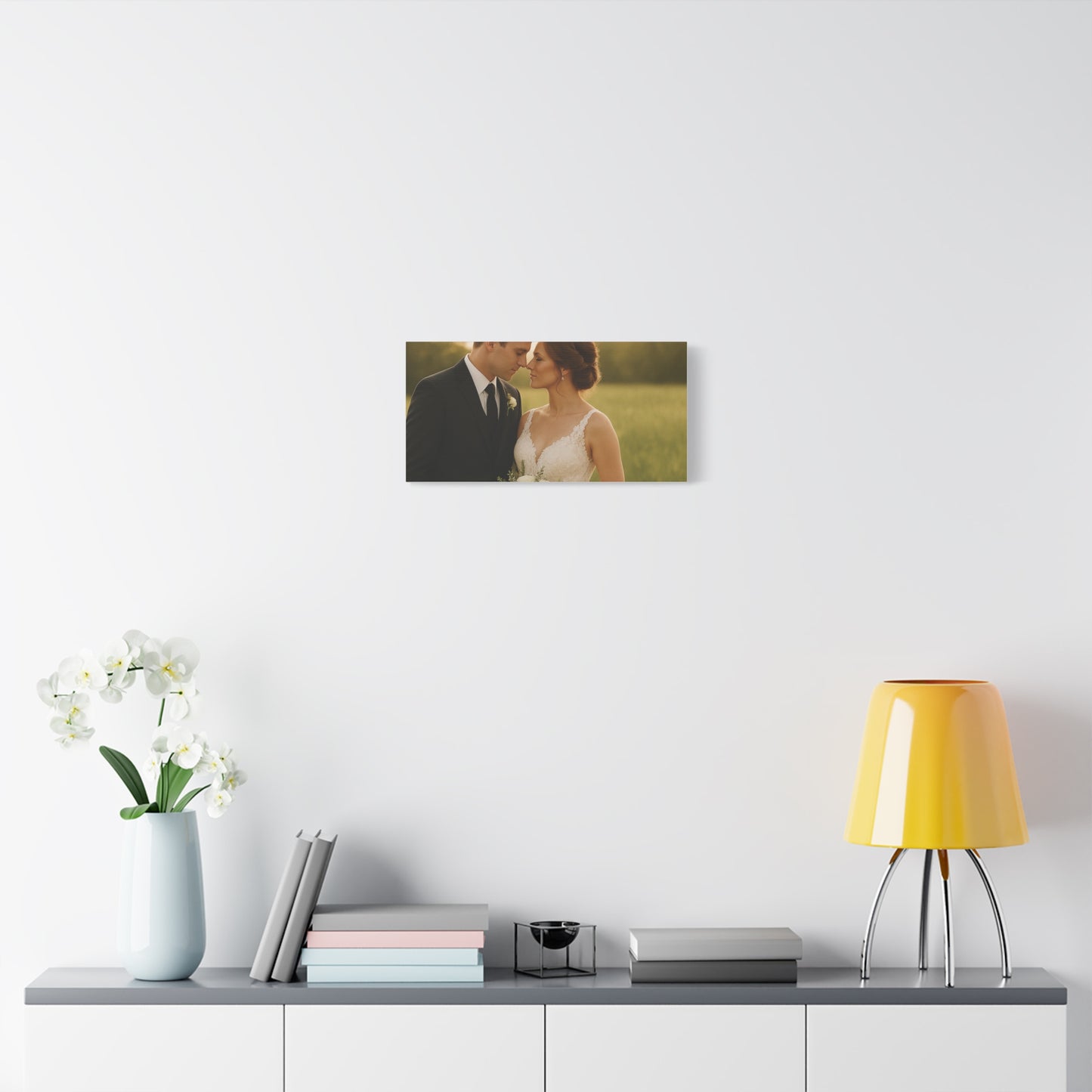 Custom Wedding Matte Horizontal Canvas
