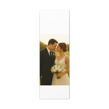 Custom Wedding Matte Vertical Canvas