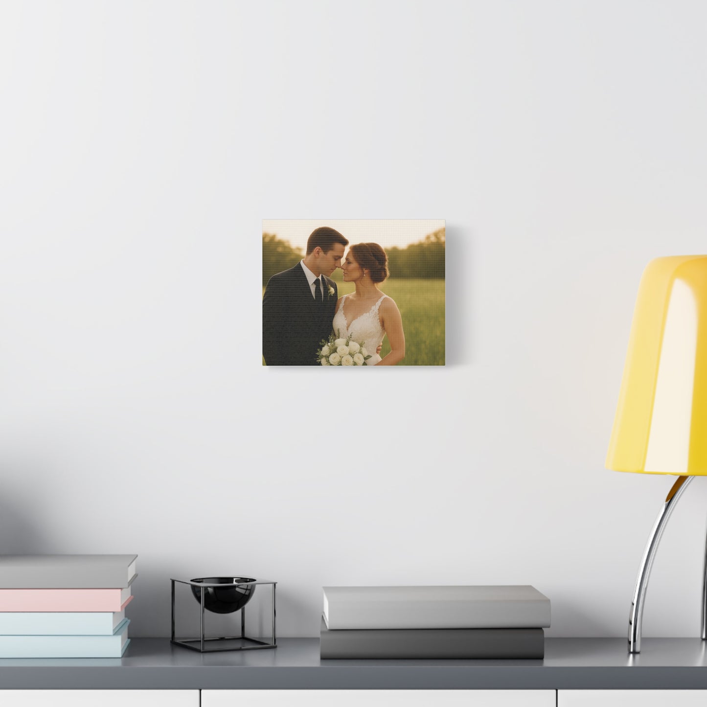 Custom Wedding Matte Horizontal Canvas