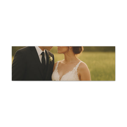 Custom Wedding Matte Horizontal Canvas