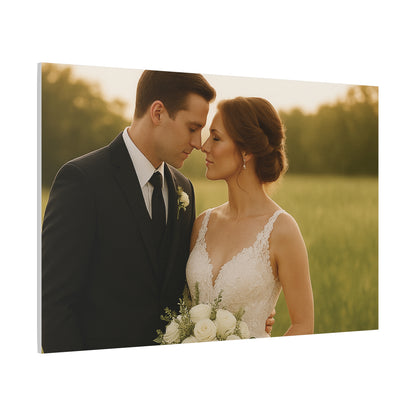 Custom Wedding Matte Horizontal Canvas