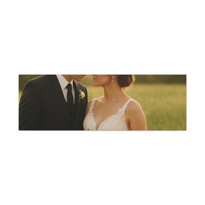 Custom Wedding Matte Horizontal Canvas