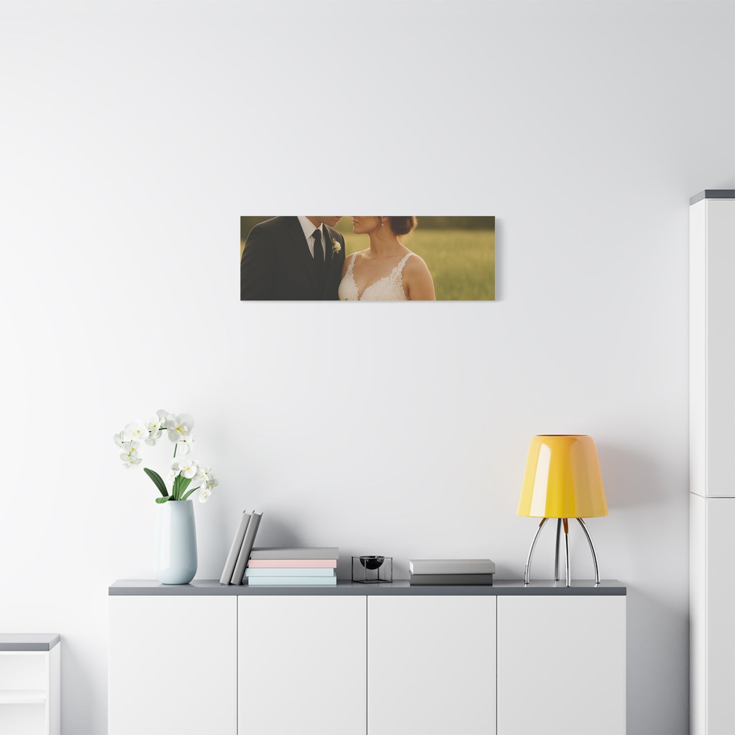 Custom Wedding Matte Horizontal Canvas